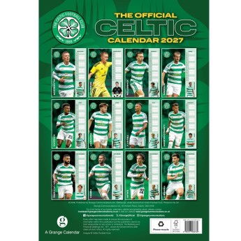 FC Celtic kalendář A3 2027