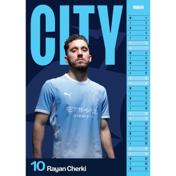 Manchester City kalendář A3 2027