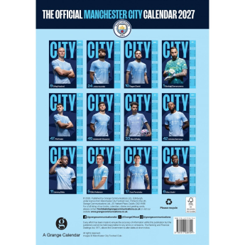 Manchester City kalendář A3 2027
