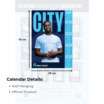 Manchester City kalendář A3 2027