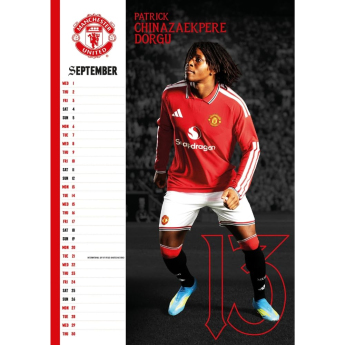 Manchester United kalendář A3 2027