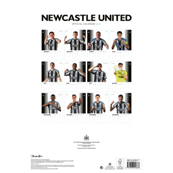 Newcastle United kalendář A3 2027