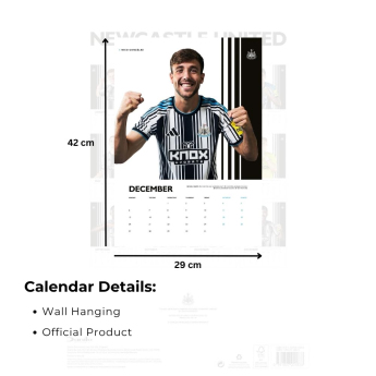 Newcastle United kalendář A3 2027