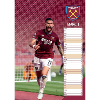 West Ham United kalendář A3 2027