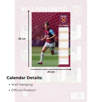 West Ham United kalendář A3 2027