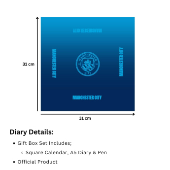 Manchester City dárkový box Calendar & Diary Musical 2027