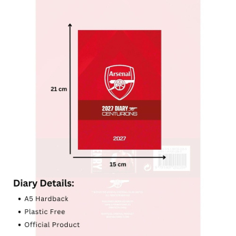 FC Arsenal zápisník A5 2027