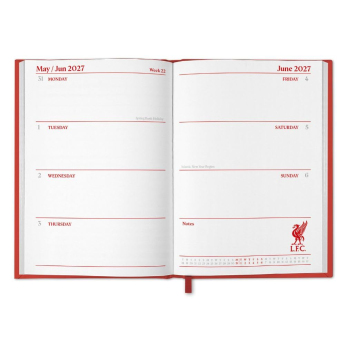 FC Liverpool zápisník A5 2027