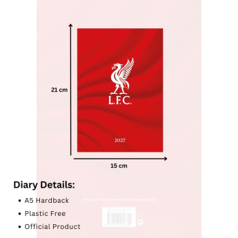 FC Liverpool zápisník A5 2027