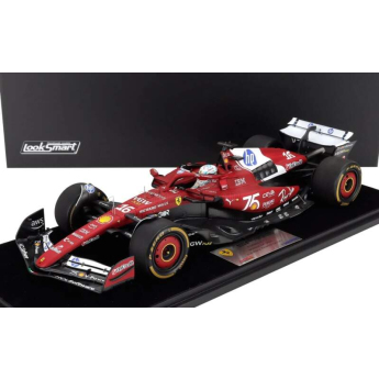 Model LookSmart Scuderia Ferrari SF-25 Ch. Leclerc 2nd Monaco GP 2025 1:18