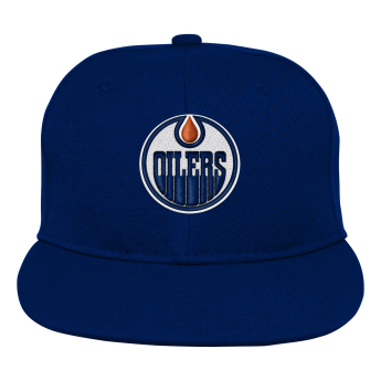 Edmonton Oilers dětská čepice flat kšiltovka Logo Flatbrim Snapback