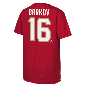 Florida Panthers dětské tričko Aleksander Barkov #16 NHL Flat Captains Name & Number Short Sleeve Cotton