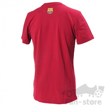 Barcelona pánské tričko rojo