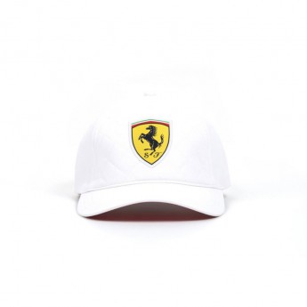 Ferrari čepice baseballová kšiltovka white Quilt F1 Team 2018