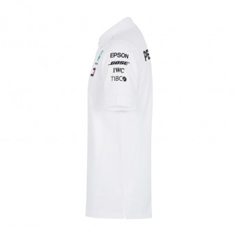 Mercedes AMG Petronas pánské polo tričko white F1 Team 2018