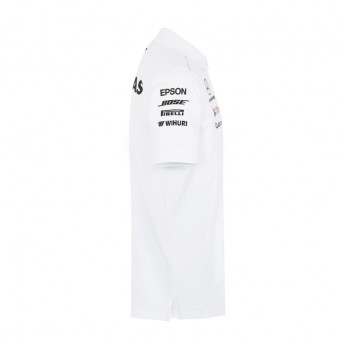 Mercedes AMG Petronas pánské polo tričko white F1 Team 2018