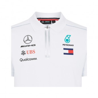 Mercedes AMG Petronas pánské polo tričko white F1 Team 2018