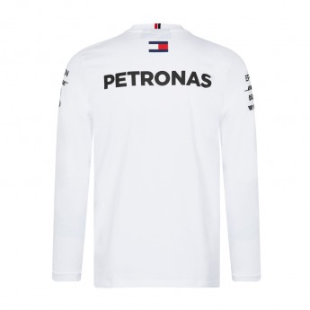 Mercedes AMG Petronas pánské tričko s dlouhým rukávem Longsleeve white F1 Team 2018