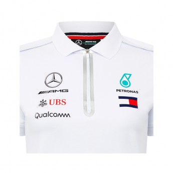 Mercedes AMG Petronas dámské polo tričko white F1 Team 2018