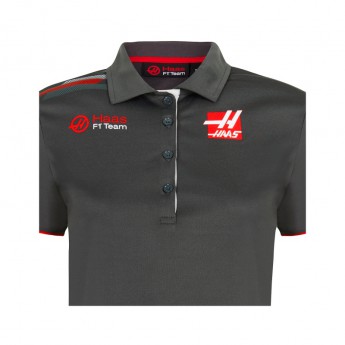 Haas F1 dámské polo tričko grey 2018