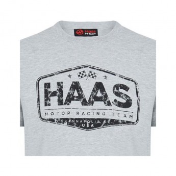 Haas F1 Team pánské tričko Graphic grey 2018