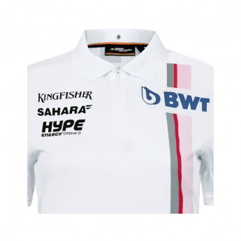 Force India dámské polo tričko white Sahara F1 Team 2018