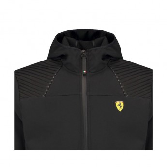 Ferrari pánská bunda s kapucí softshell SF black F1 Team 2018