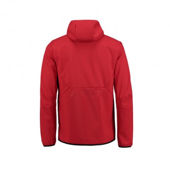 Ferrari pánská bunda s kapucí softshell SF red F1 Team 2018