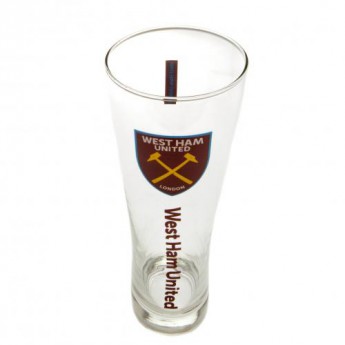 West Ham United sklenice Tall Beer Glass