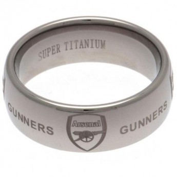 FC Arsenal prsten Super Titanium Large