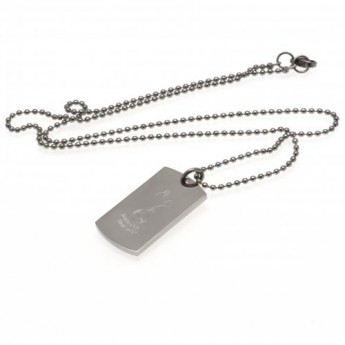 Tottenham Hotspur řetízek na krk se psí známkou Engraved Dog Tag & Chain