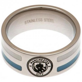 Manchester City prsten Colour Stripe Ring Small