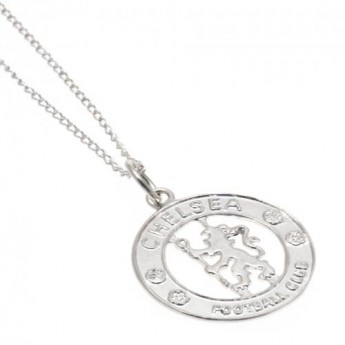 FC Chelsea řetízek na krk s přívěškem Sterling Silver Pendant & Chain CR