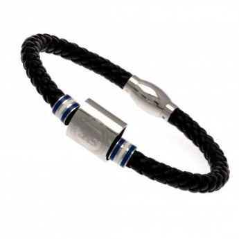 FC Chelsea kožený náramek Colour Ring Leather Bracelet