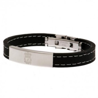 FC Liverpool silikonový náramek Stitched Silicone Bracelet