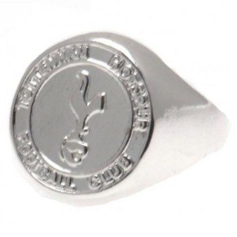 Tottenham Hotspur prsten Silver Plated Crest Ring Small