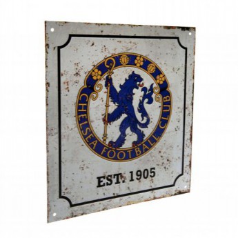 FC Chelsea cedule na zeď Retro Logo Sign