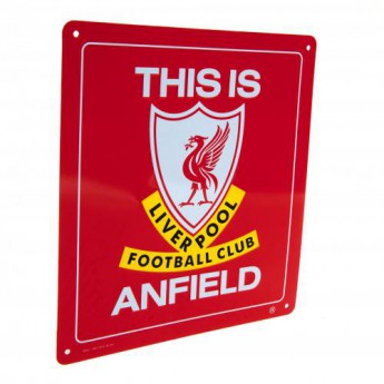 FC Liverpool cedule na zeď This is Anfield Sign