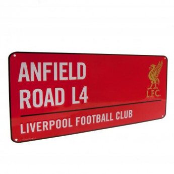 FC Liverpool cedule na zeď Street Sign RD