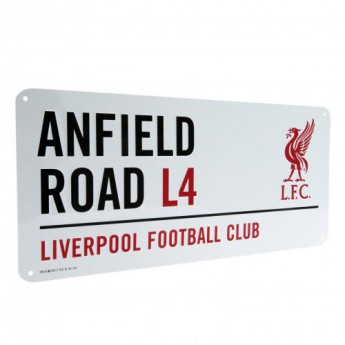 FC Liverpool cedule na zeď Street Sign