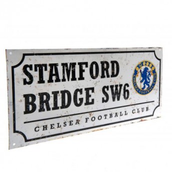 FC Chelsea cedule na zeď Street Sign Retro