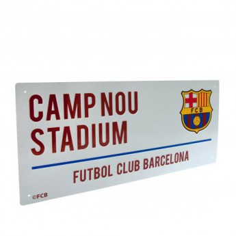 FC Barcelona kovová značka Street Sign