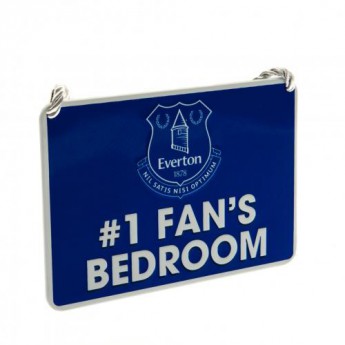 FC Everton značka do ložnice Bedroom Sign No1 Fan
