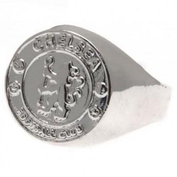 FC Chelsea prsten Silver Plated Crest Large