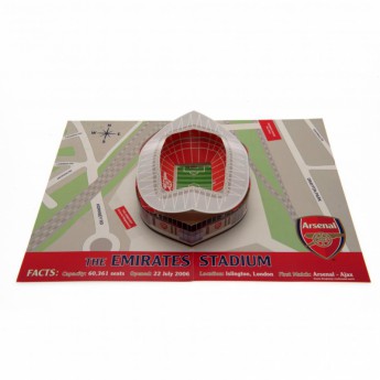 FC Arsenal narozeninové přání Pop-Up Birthday Card