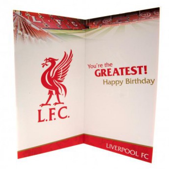 FC Liverpool narozeninové přání Birthday Card Dad