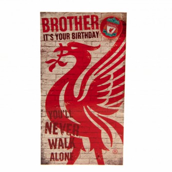 FC Liverpool narozeninové přání Birthday Card Brother