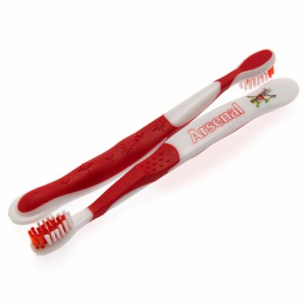 FC Arsenal dva dětské kartáčky na zuby Twin Pack Toothbrush Junior