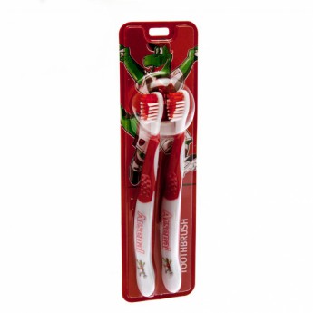 FC Arsenal dva dětské kartáčky na zuby Twin Pack Toothbrush Junior