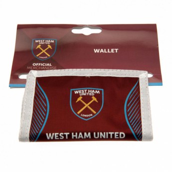 West Ham United peněženka z nylonu Nylon Wallet logo
